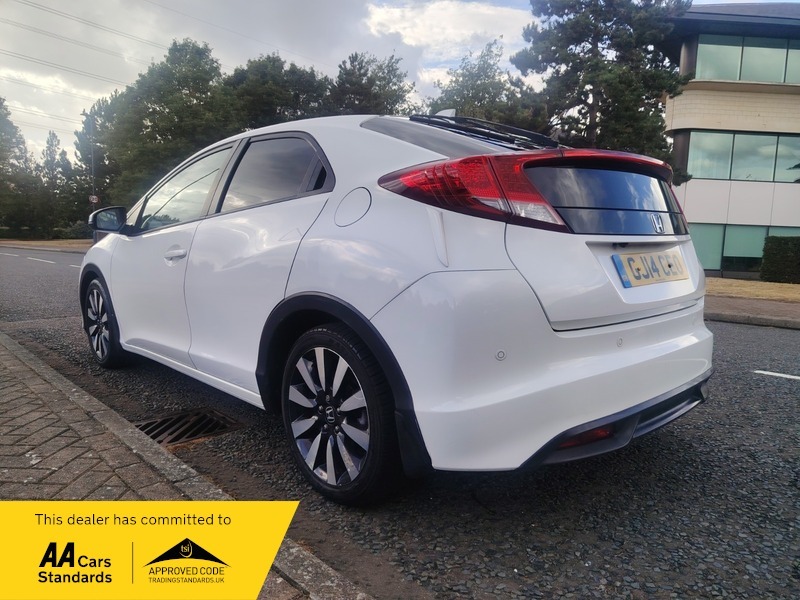 Honda Civic 1.8 I-vtec Se Plus White #5