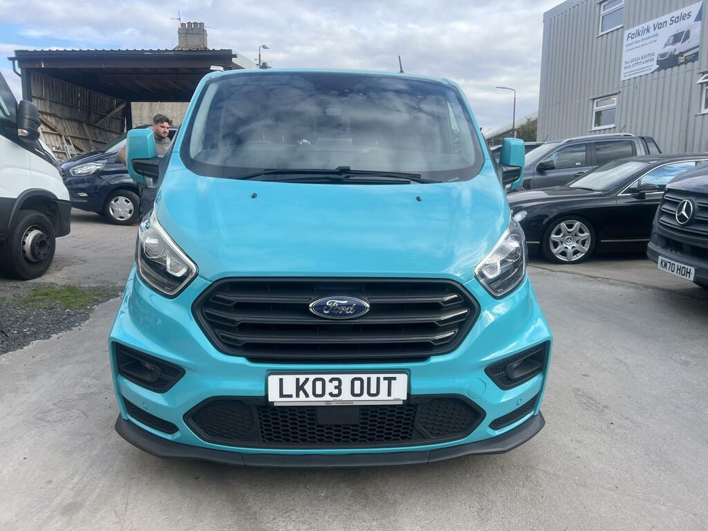 Ford Transit Custom 2.0 320 Ecoblue Ms-rt Crew Van Double Cab Dies LK03OUT Blue #5