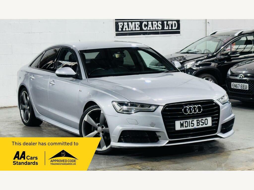 Audi A6 Saloon 2.0 Tdi Ultra Black Edition Euro 6 S S Silver