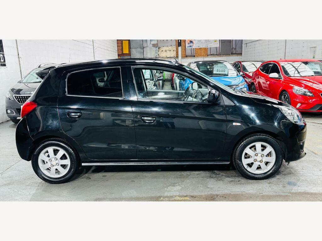 Mitsubishi Mirage Hatchback White #7