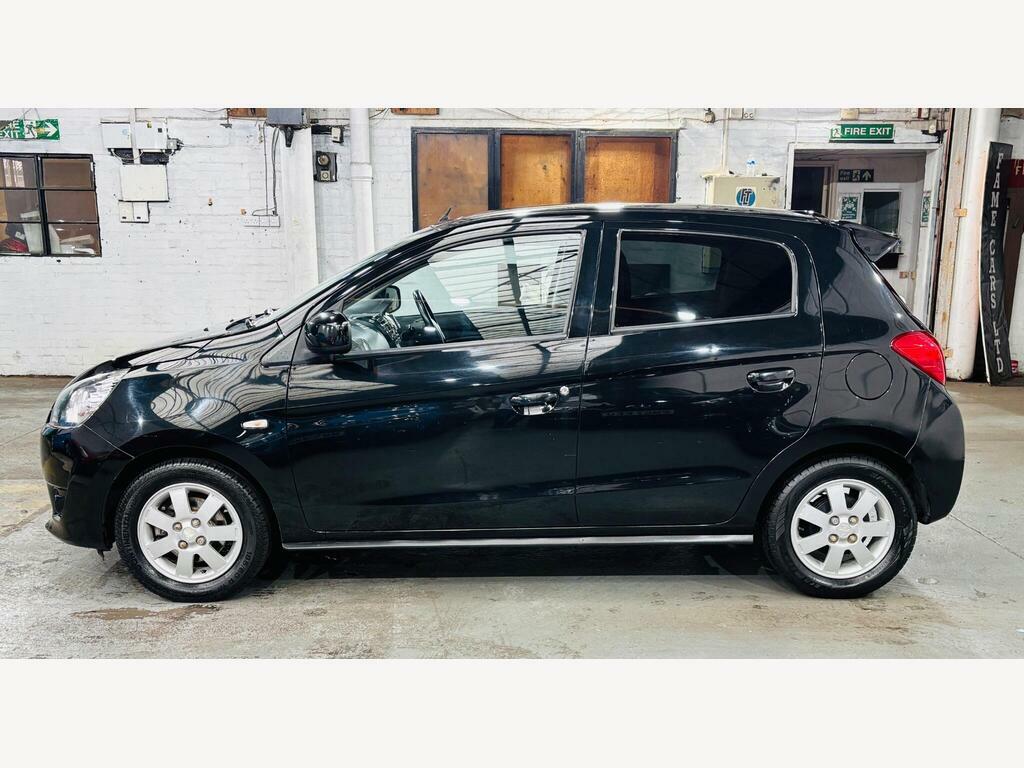 Mitsubishi Mirage Hatchback White #8