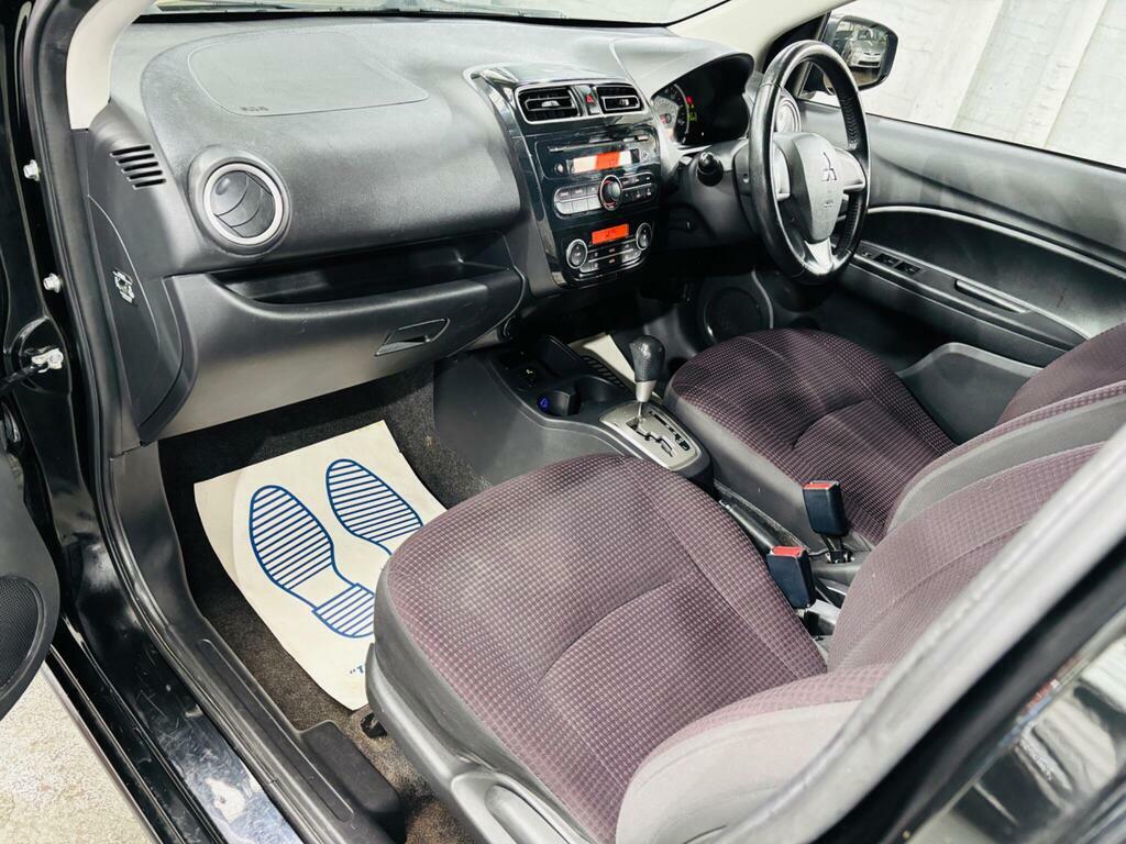 Mitsubishi Mirage Hatchback White #12