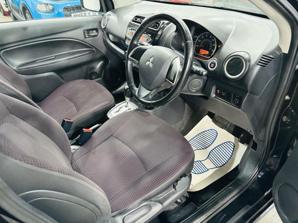 Mitsubishi Mirage Hatchback White #9
