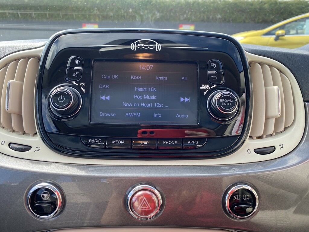 Fiat 500 2018 1.2 Lounge 69 Bhp Black #23