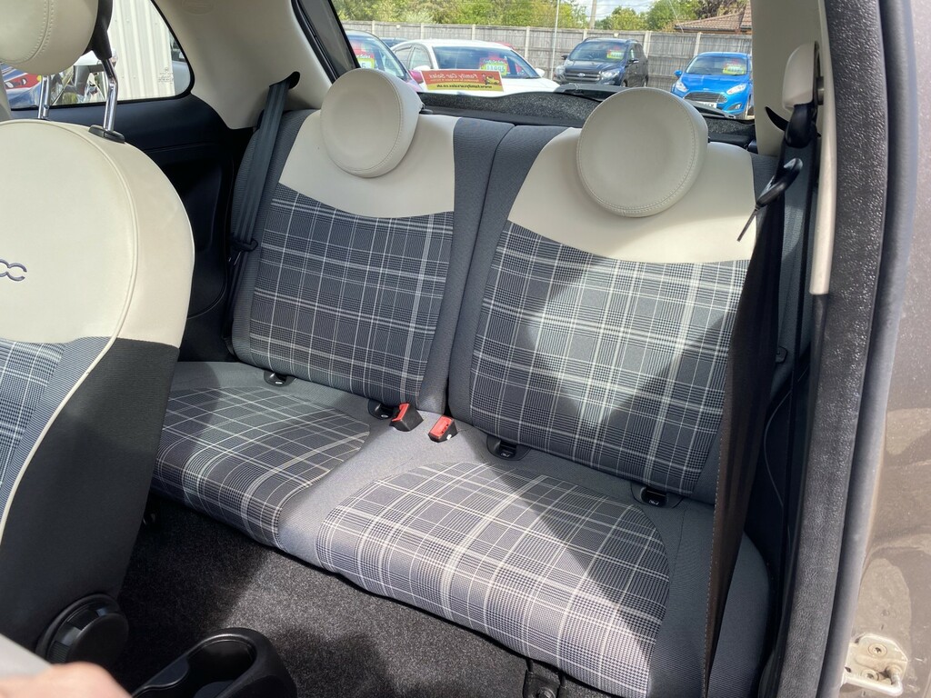 Fiat 500 2018 1.2 Lounge 69 Bhp Black #15