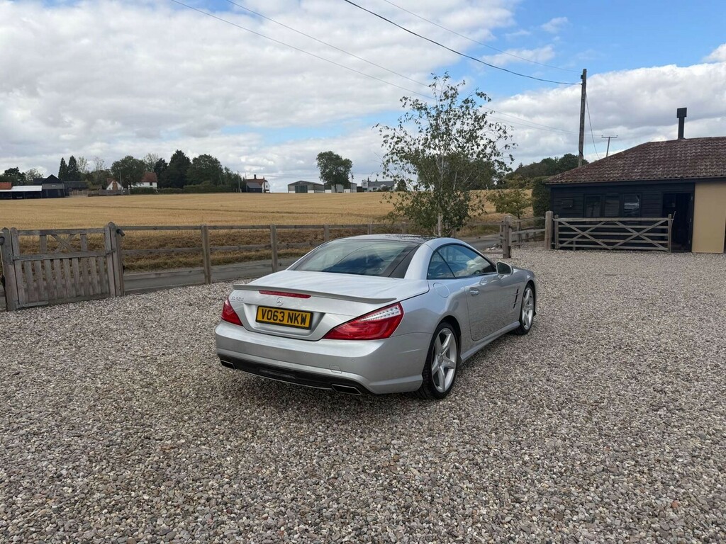 Mercedes-Benz SL Class Sl 500 Amg Sport Convertible Silver #5