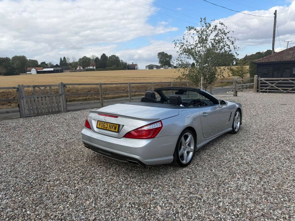 Mercedes-Benz SL Class Sl 500 Amg Sport Convertible Silver #2