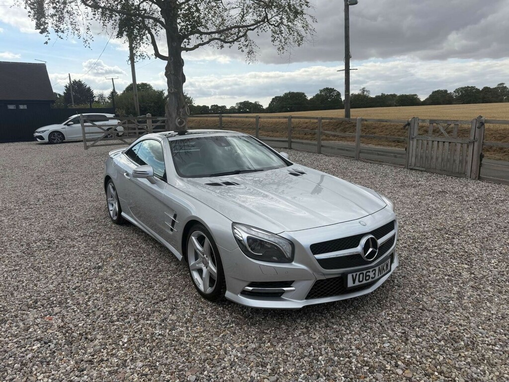 Mercedes-Benz SL Class Sl 500 Amg Sport Convertible Silver #3