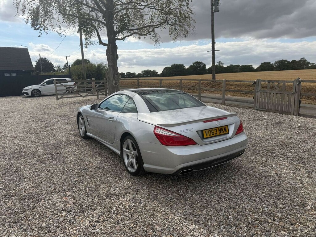 Mercedes-Benz SL Class Sl 500 Amg Sport Convertible Silver #4