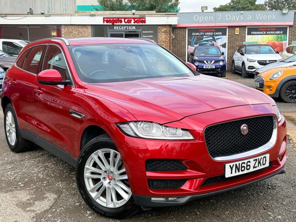 Jaguar F-Pace 2.0 D180 Portfolio Awd Euro 6 Ss Red #5