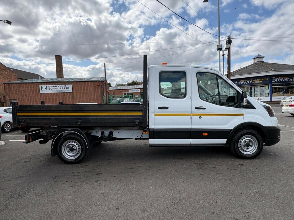 Ford Transit Custom Tipper 2.0 350 Ecoblue Leader Rwd L3 Euro 6 Ss WR23HWV White #5