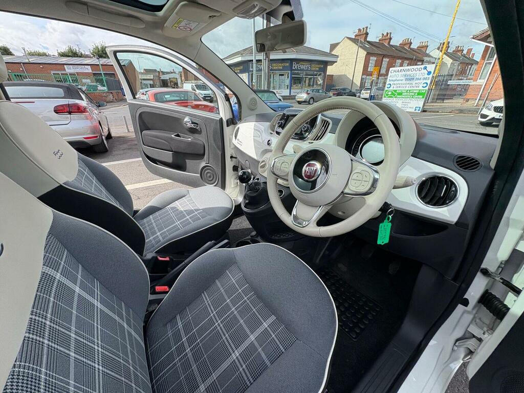Fiat 500 1.2 Lounge Euro 6 Ss White #2