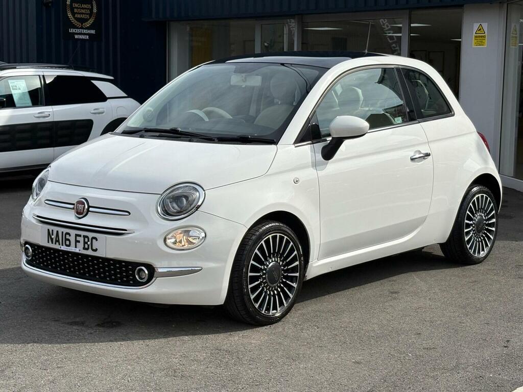 Fiat 500 1.2 Lounge Euro 6 Ss White #6