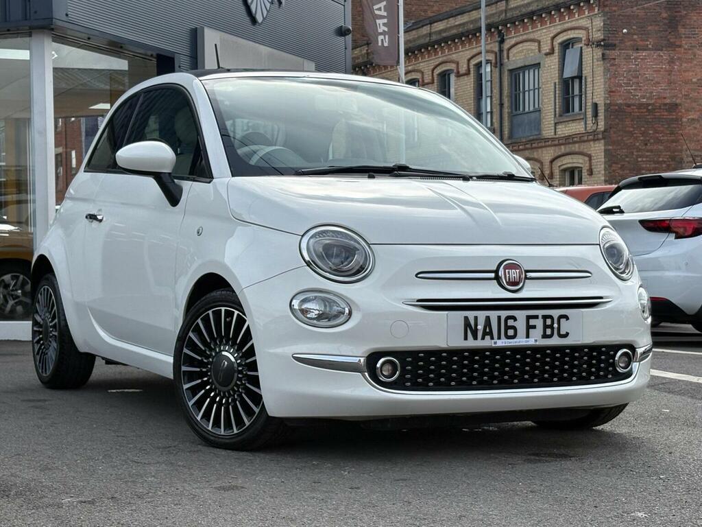 Fiat 500 1.2 Lounge Euro 6 Ss White