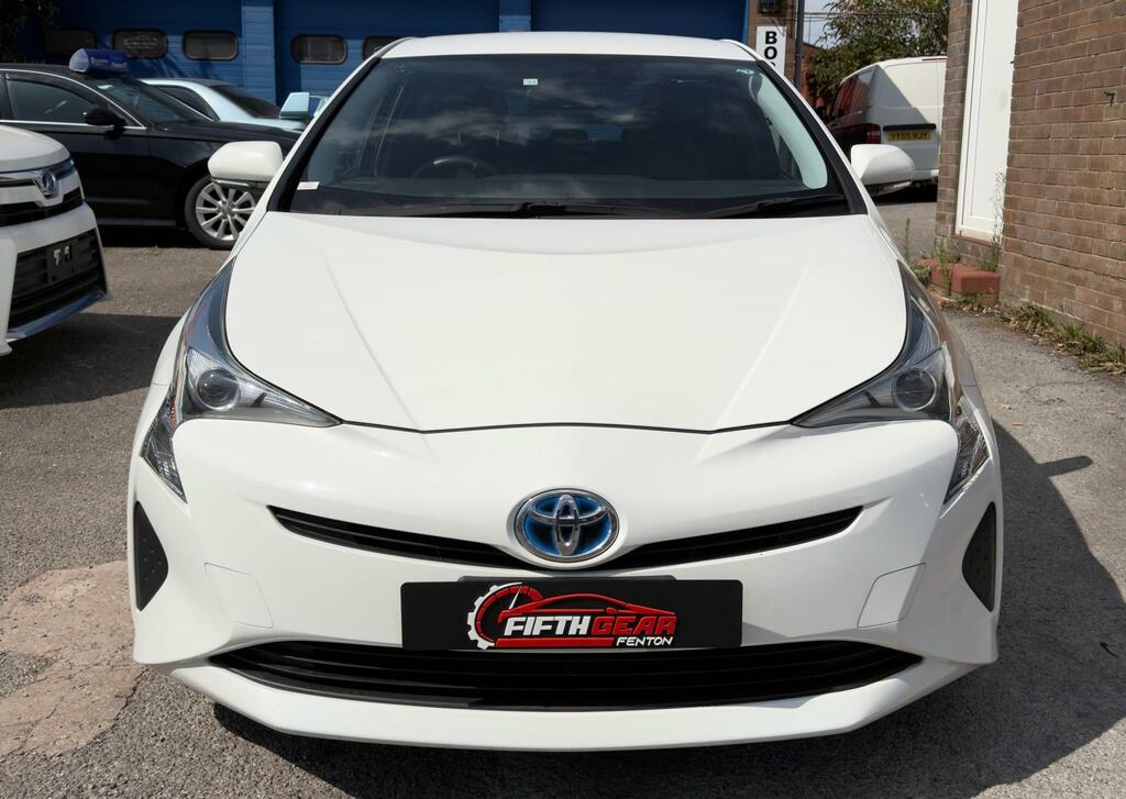 Toyota Prius 1.8 Vvt-h T4 Hatchback Hybrid Cvt Euro White #2