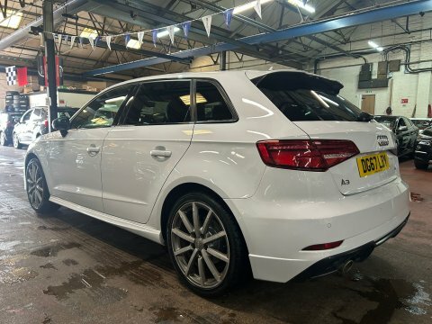 Audi A3 Tdi Black Edition DG67LBY White #4
