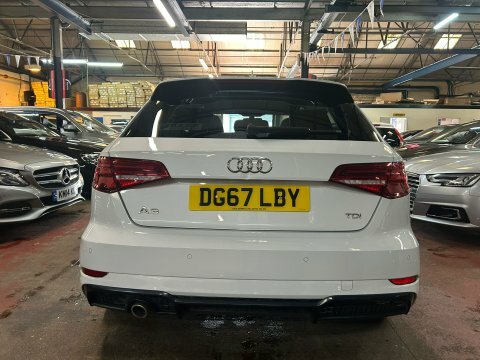 Audi A3 Tdi Black Edition DG67LBY White #5