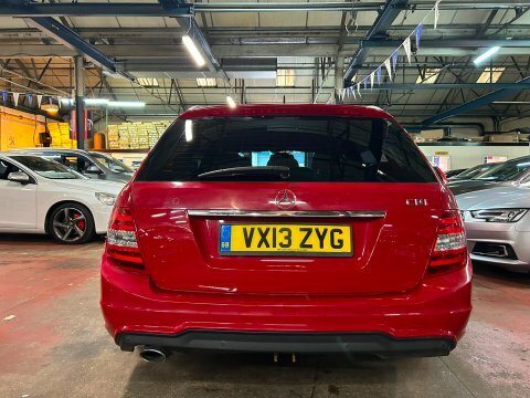 Mercedes-Benz C Class C220 Cdi Blueefficiency VX13ZYG Red #5
