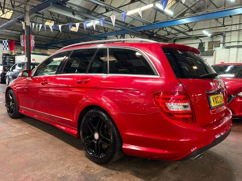 Mercedes-Benz C Class C220 Cdi Blueefficiency VX13ZYG Red #4
