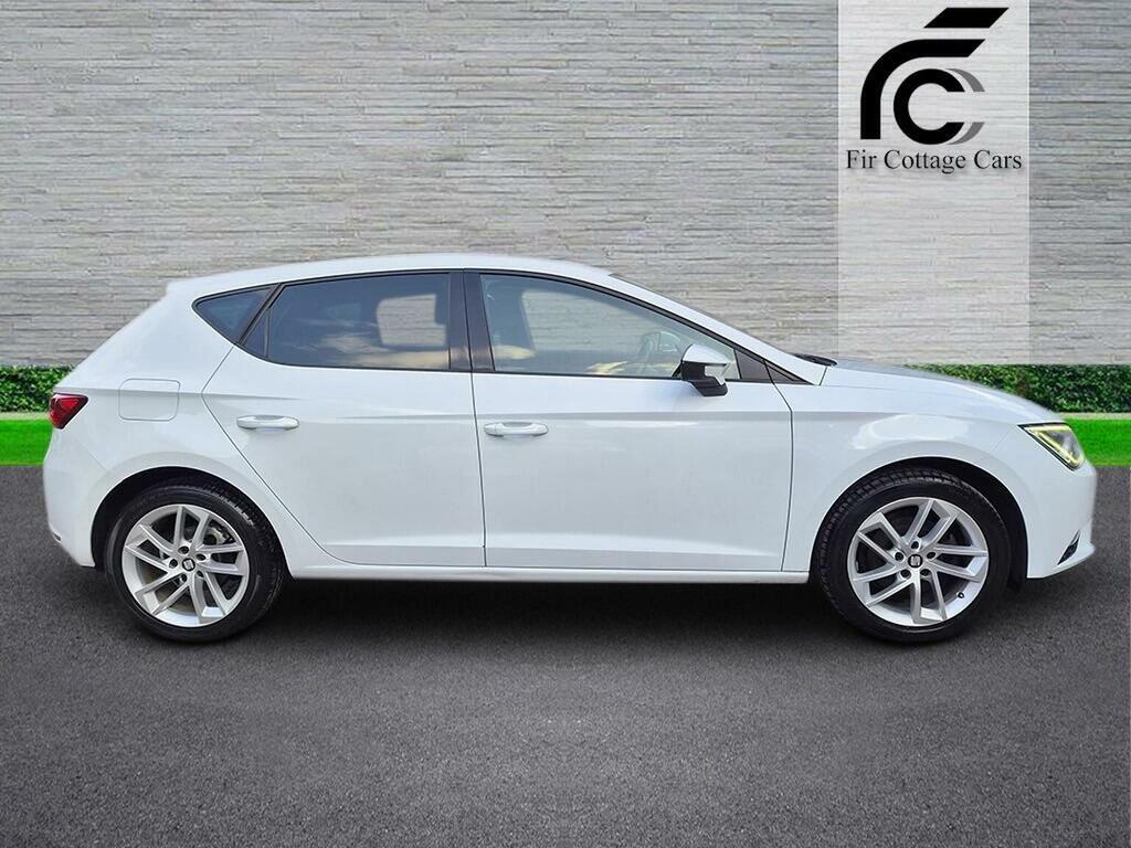 Seat Leon Hatchback 1.6 Tdi Se Dsg Euro 6 Ss 201616 White #4