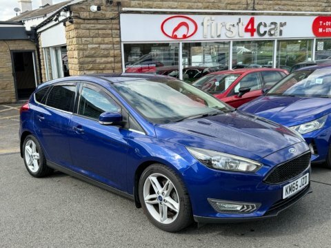 Ford Focus 2015 65 Zetec KM65JZD Blue