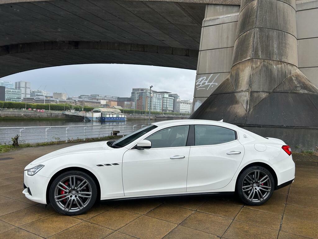 Maserati Ghibli 3.0D V6 Zf Euro 5 S S White #4