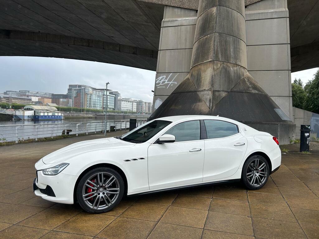 Maserati Ghibli 3.0D V6 Zf Euro 5 S S White #3