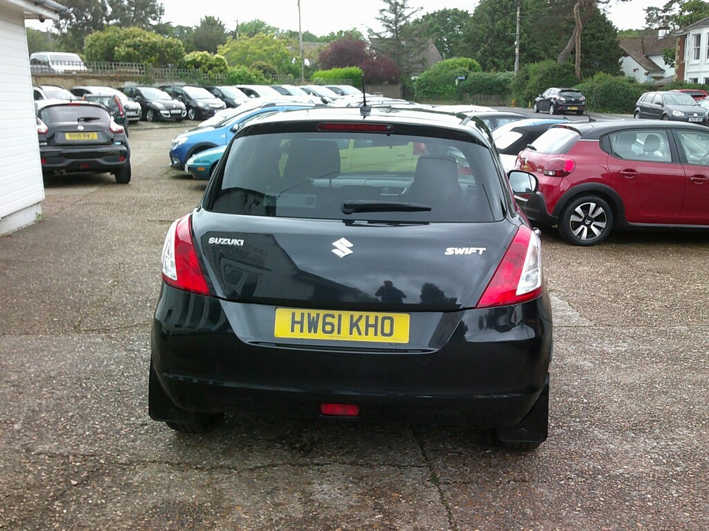 Suzuki Swift Hatchback 1.2 Sz4 2011 HW61KHO Black #3