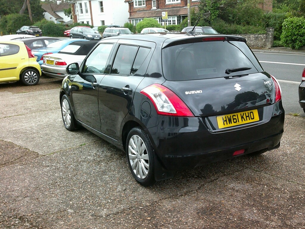 Suzuki Swift Hatchback 1.2 Sz4 2011 HW61KHO Black #4