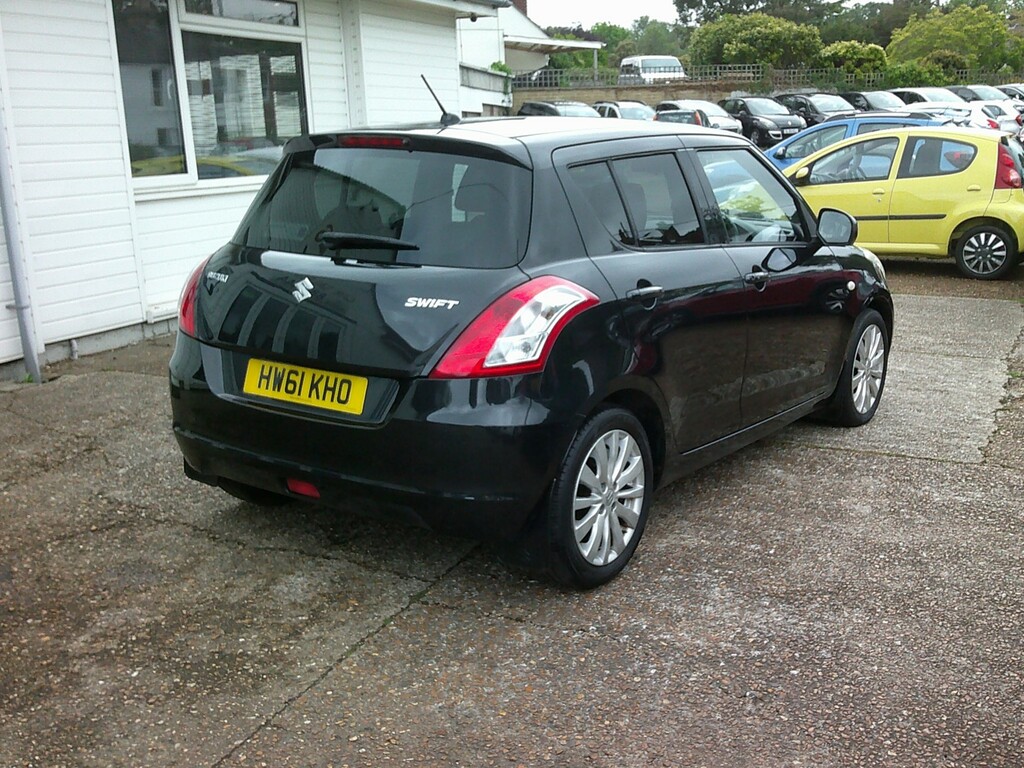 Suzuki Swift Hatchback 1.2 Sz4 2011 HW61KHO Black #2
