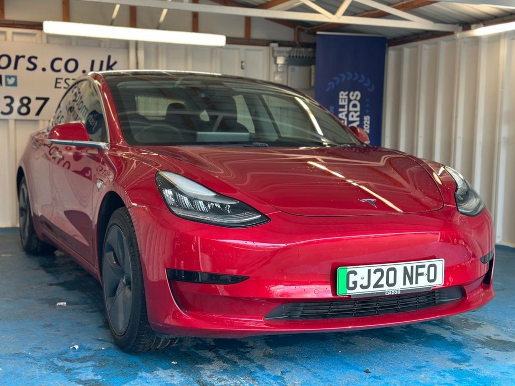 Tesla Model 3 Saloon GJ20NFO Red #4