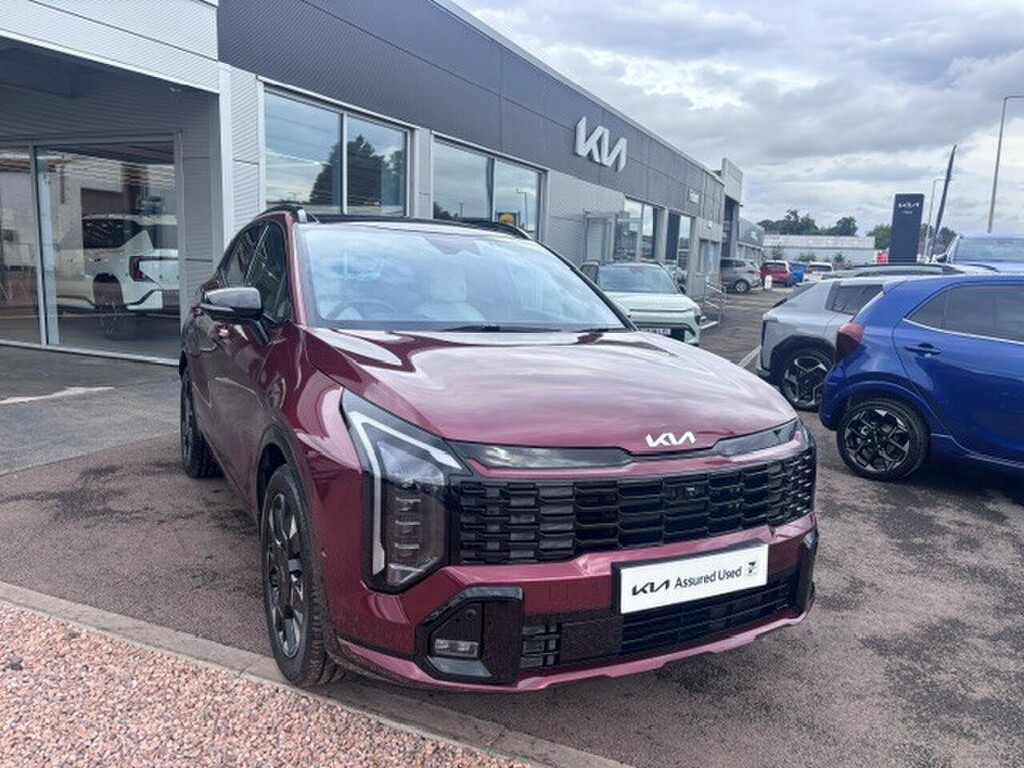 Kia Sportage 1.6T Gdi Hev Gt-line S Awd Red