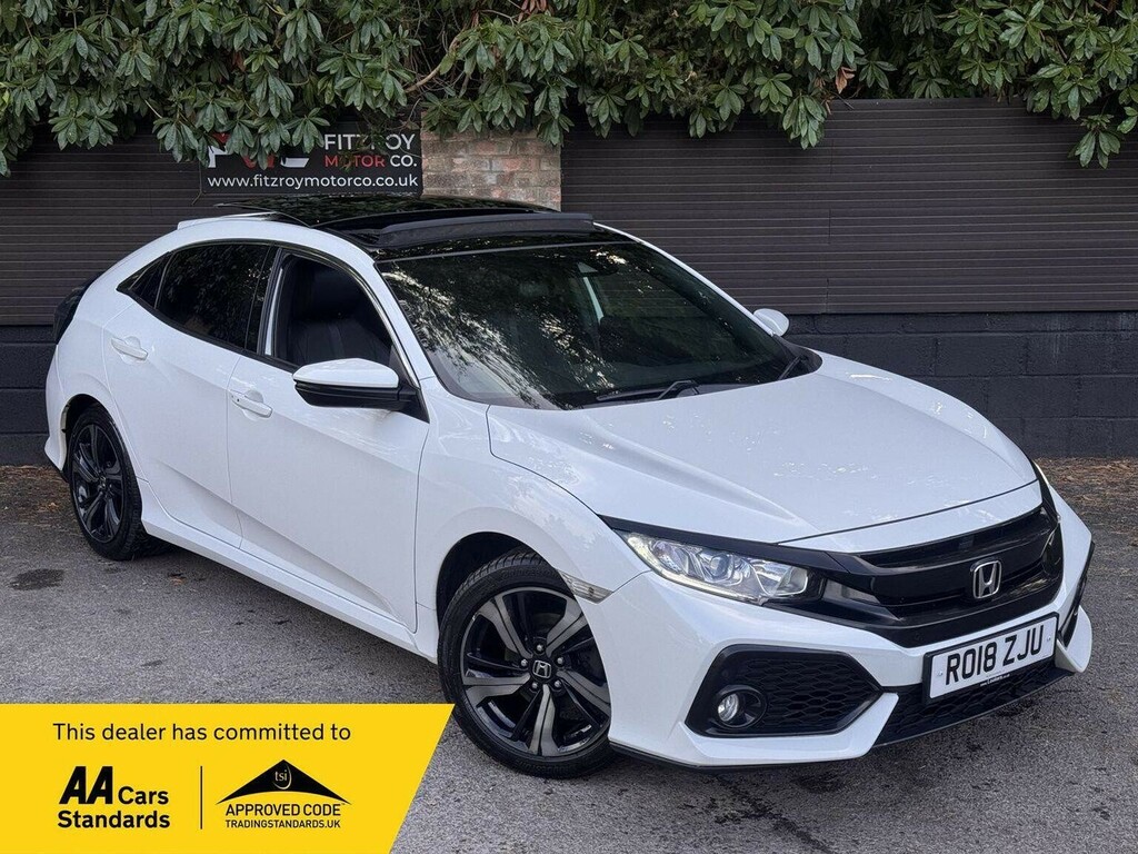 Honda Civic 1.0 Vtec Turbo Ex Euro 6 Ss White