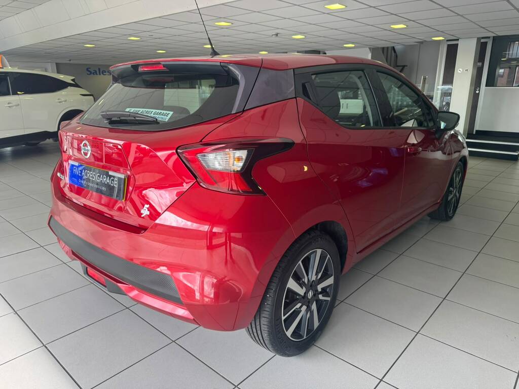 Nissan Micra Hatchback Red #4