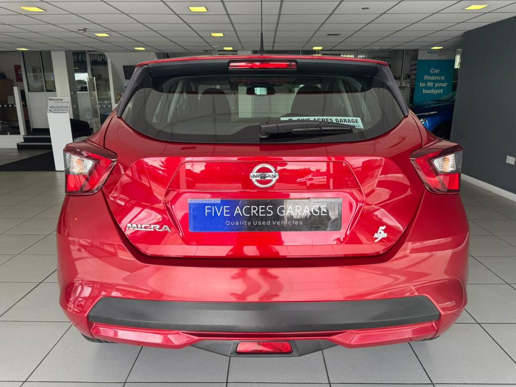Nissan Micra Hatchback Red #5