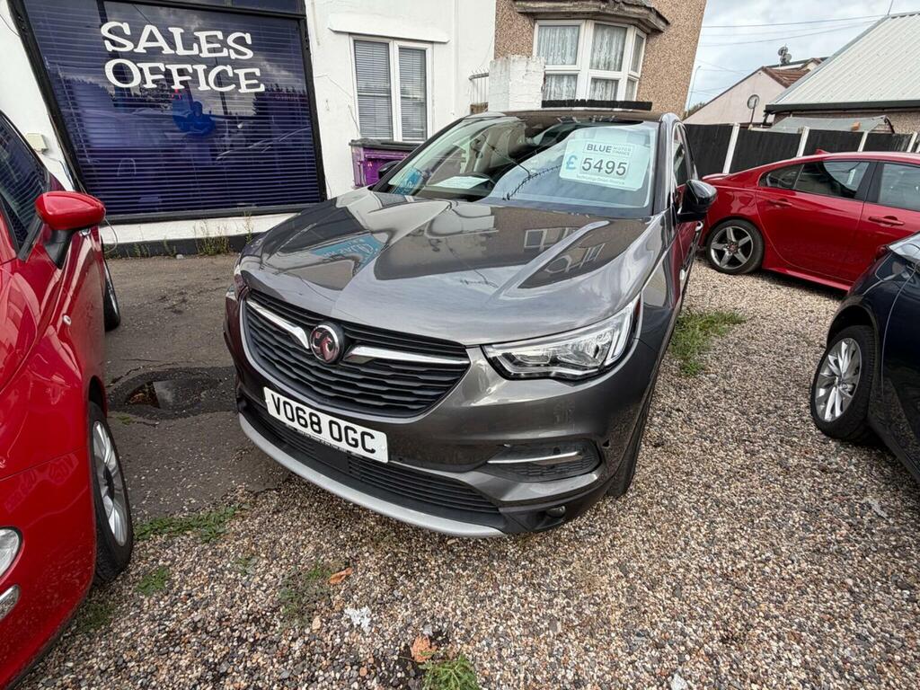 Vauxhall Grandland X Suv 1.2 Turbo Sport Nav Euro 6 Ss 201868 Grey
