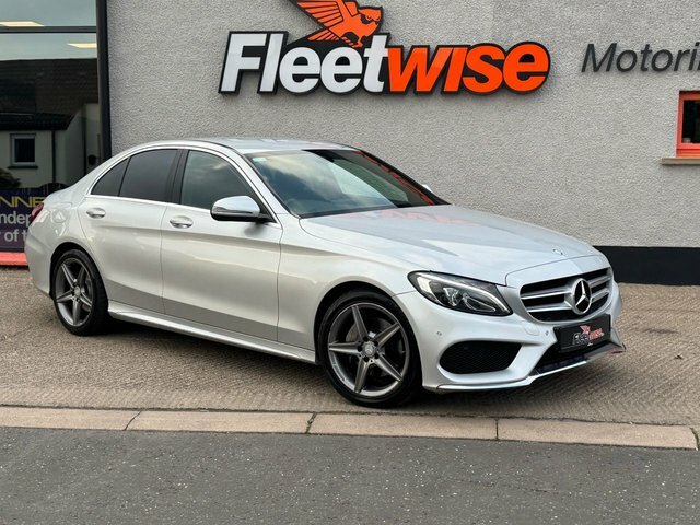 Mercedes-Benz C Class 2.1 C220d Amg Line Saloon G-tronic Eur Silver