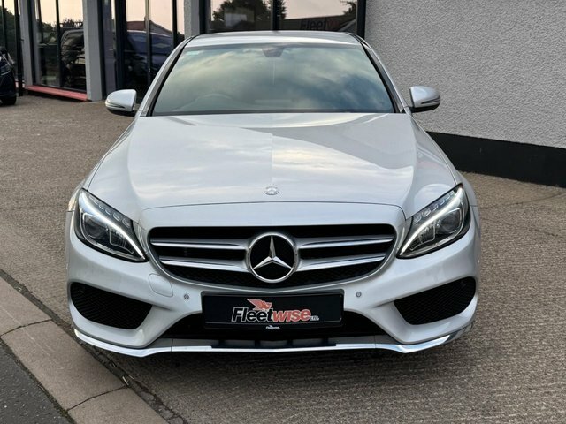 Mercedes-Benz C Class 2.1 C220d Amg Line Saloon G-tronic Eur FD17DAU Silver #2