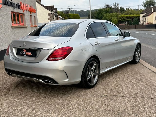 Mercedes-Benz C Class 2.1 C220d Amg Line Saloon G-tronic Eur FD17DAU Silver #4