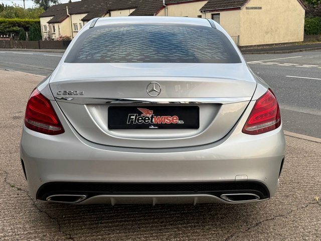 Mercedes-Benz C Class 2.1 C220d Amg Line Saloon G-tronic Eur FD17DAU Silver #5