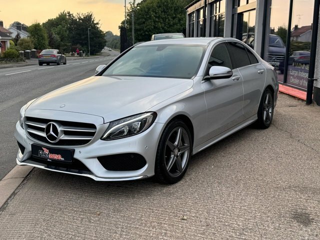Mercedes-Benz C Class 2.1 C220d Amg Line Saloon G-tronic Eur FD17DAU Silver #3