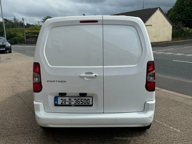 Peugeot Partner 1.5 Bluehdi 1000 Professional Standard Panel Van 5 ESZ7981 White #5