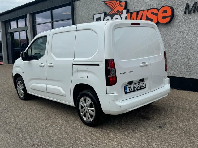 Peugeot Partner 1.5 Bluehdi 1000 Professional Standard Panel Van 5 ESZ7981 White #6