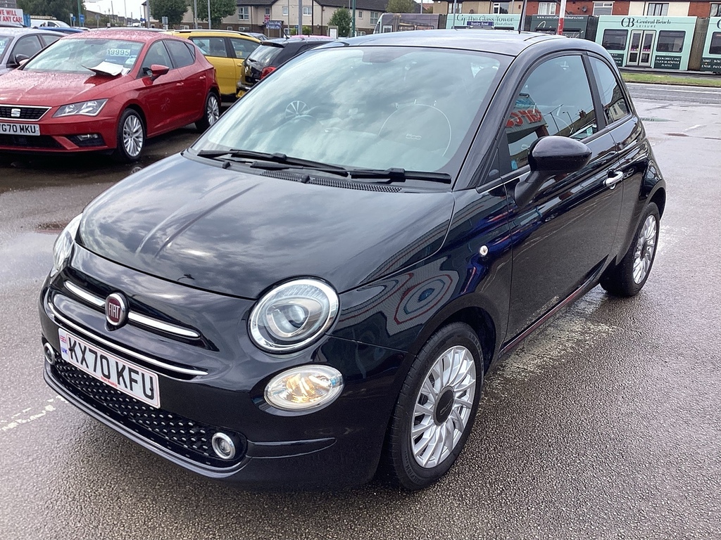 Fiat 500 Mhev Lounge KX70KFU Black #5