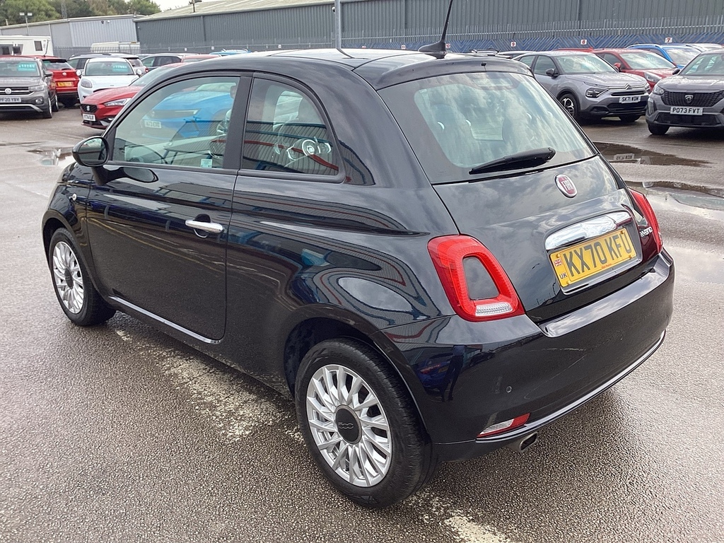 Fiat 500 Mhev Lounge KX70KFU Black #2