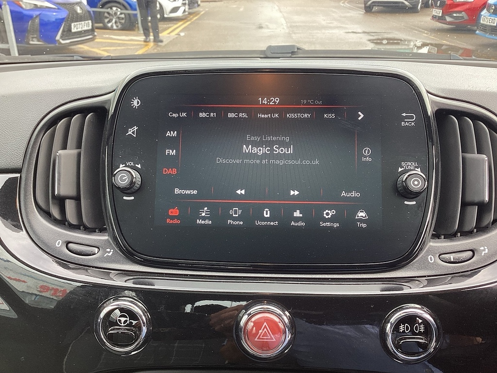Fiat 500 Mhev Lounge KX70KFU Black #3