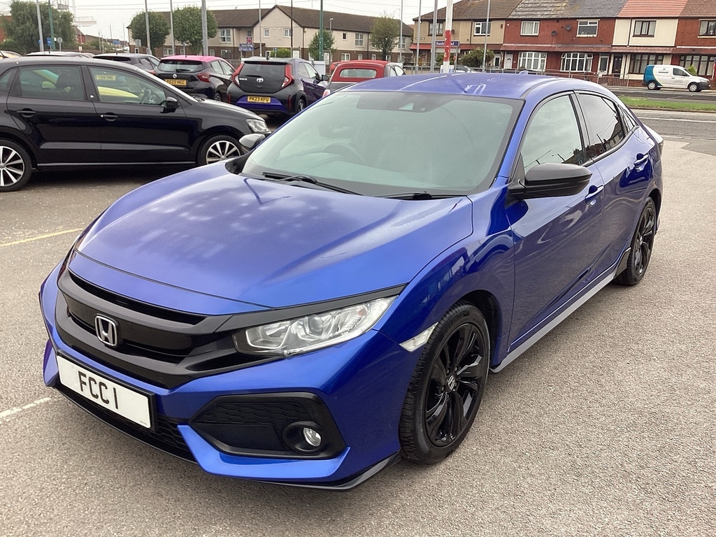 Honda Civic Vtec Turbo Sport Line Blue #5