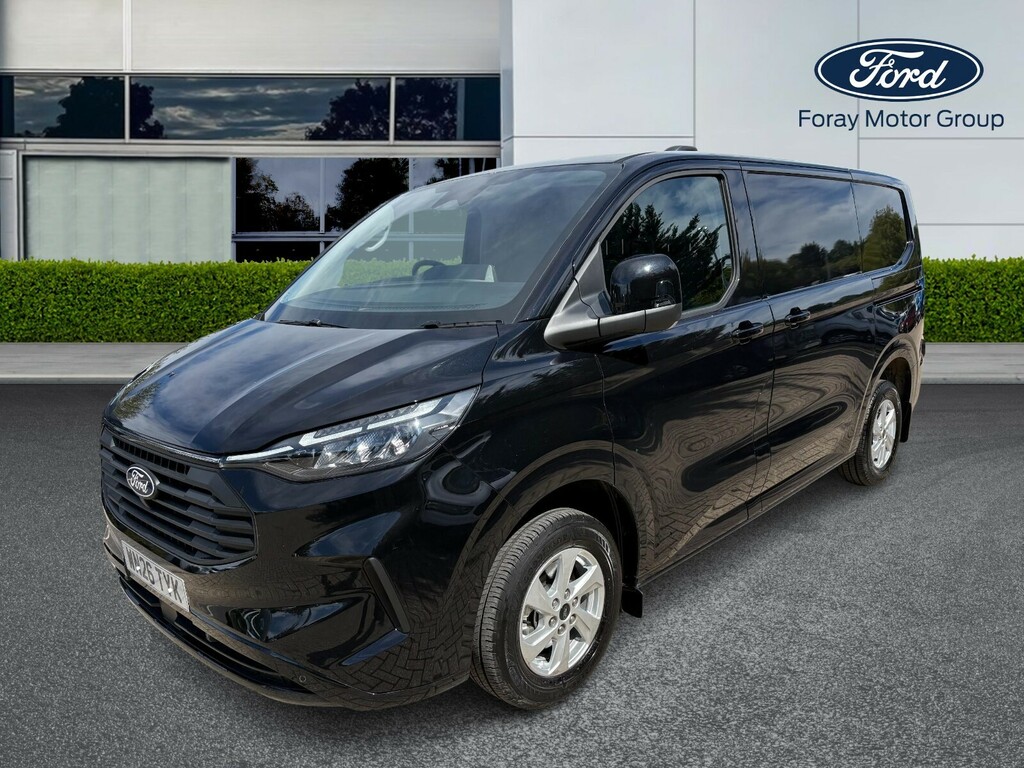 Ford Transit Custom 2.0 Ecoblue 136Ps H1 Van Limited WN26TYK Black #3