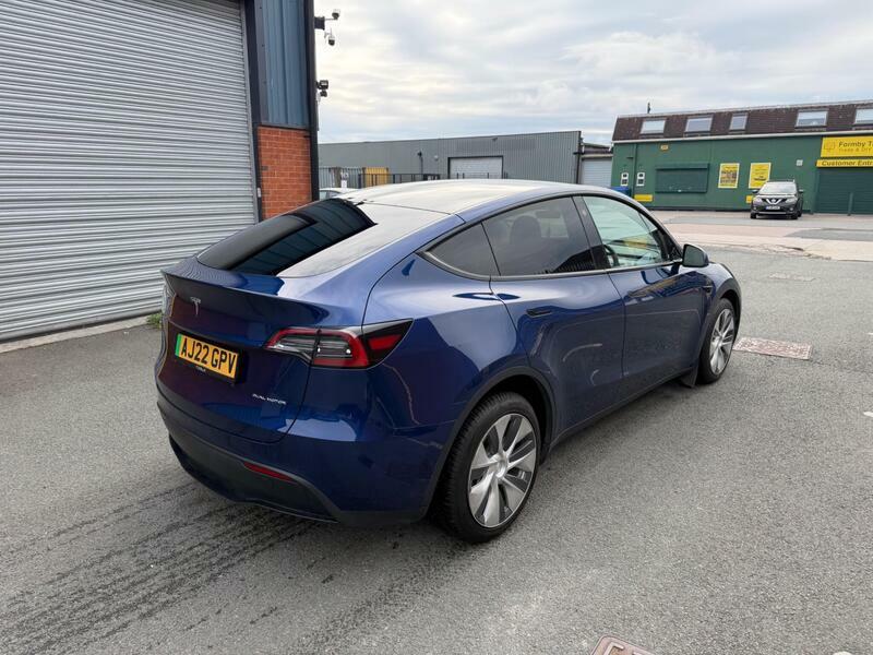 Tesla Model Y Dual-motor-long-range-auto-4wde-5dr AJ22GPV Blue #3