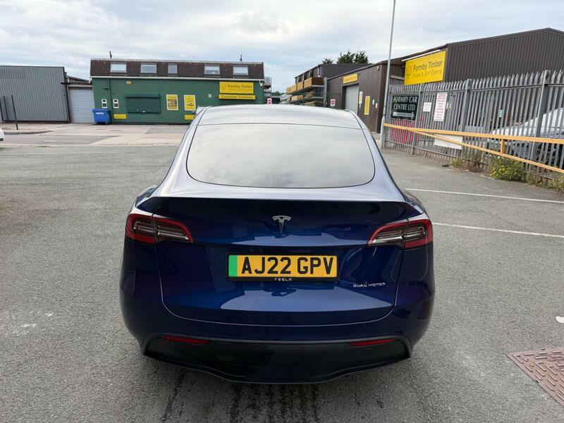 Tesla Model Y Dual-motor-long-range-auto-4wde-5dr AJ22GPV Blue #4